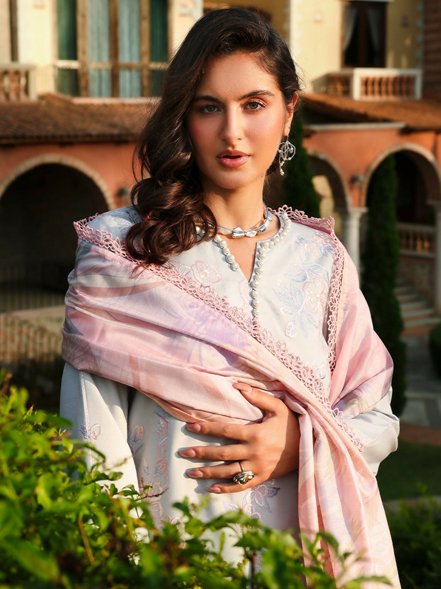 Rang Rasiya Florence Summer Edit'26 Lawn Embroidered Unstitched 3-Piece Suit-Alizeh