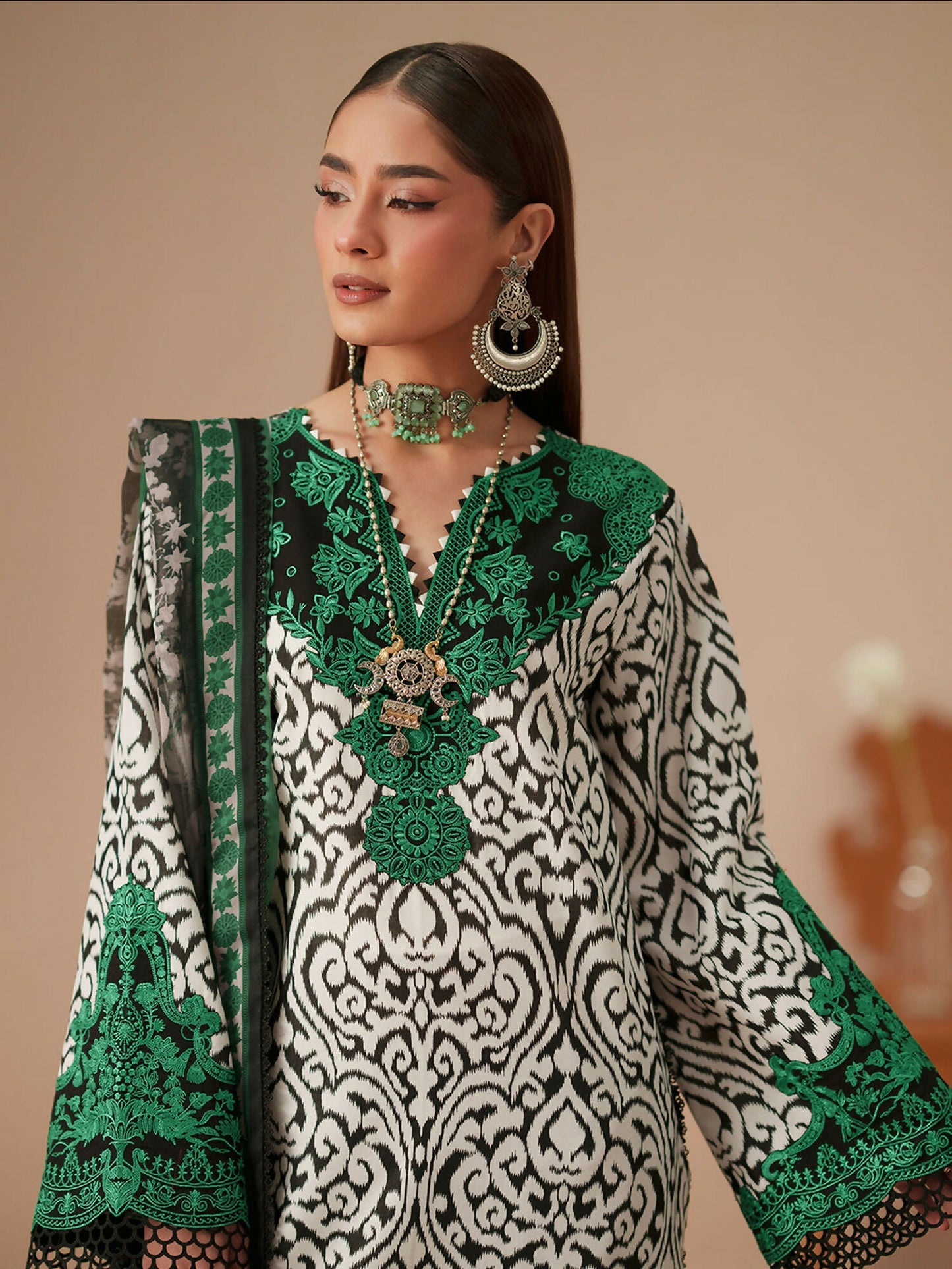 Binilyas Jojo Summer'26 Lawn Embroidered Unstitched 3-Piece Suit-85A