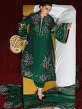 Jugnu by Hussain Rehar The Reserved View SS/Edit I Cotton Embroidered Unstitched 3-Piece Suit-Bezan