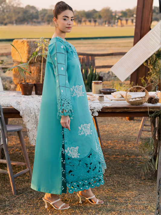 Parishay Summer Queen Vol 2 Lawn Embroidered Stitched 3-Piece Suit-SQU-15
