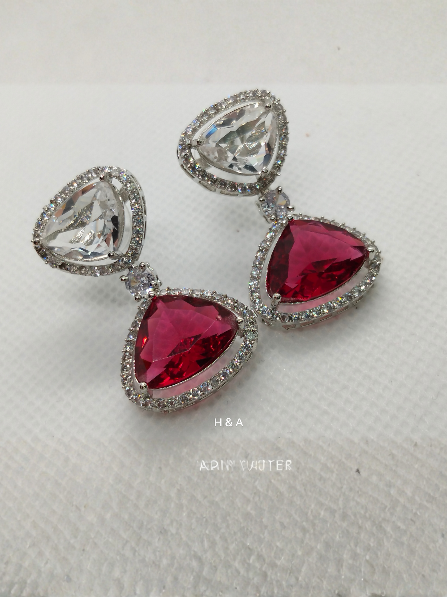 H&A Jewellery One Carat Earrings