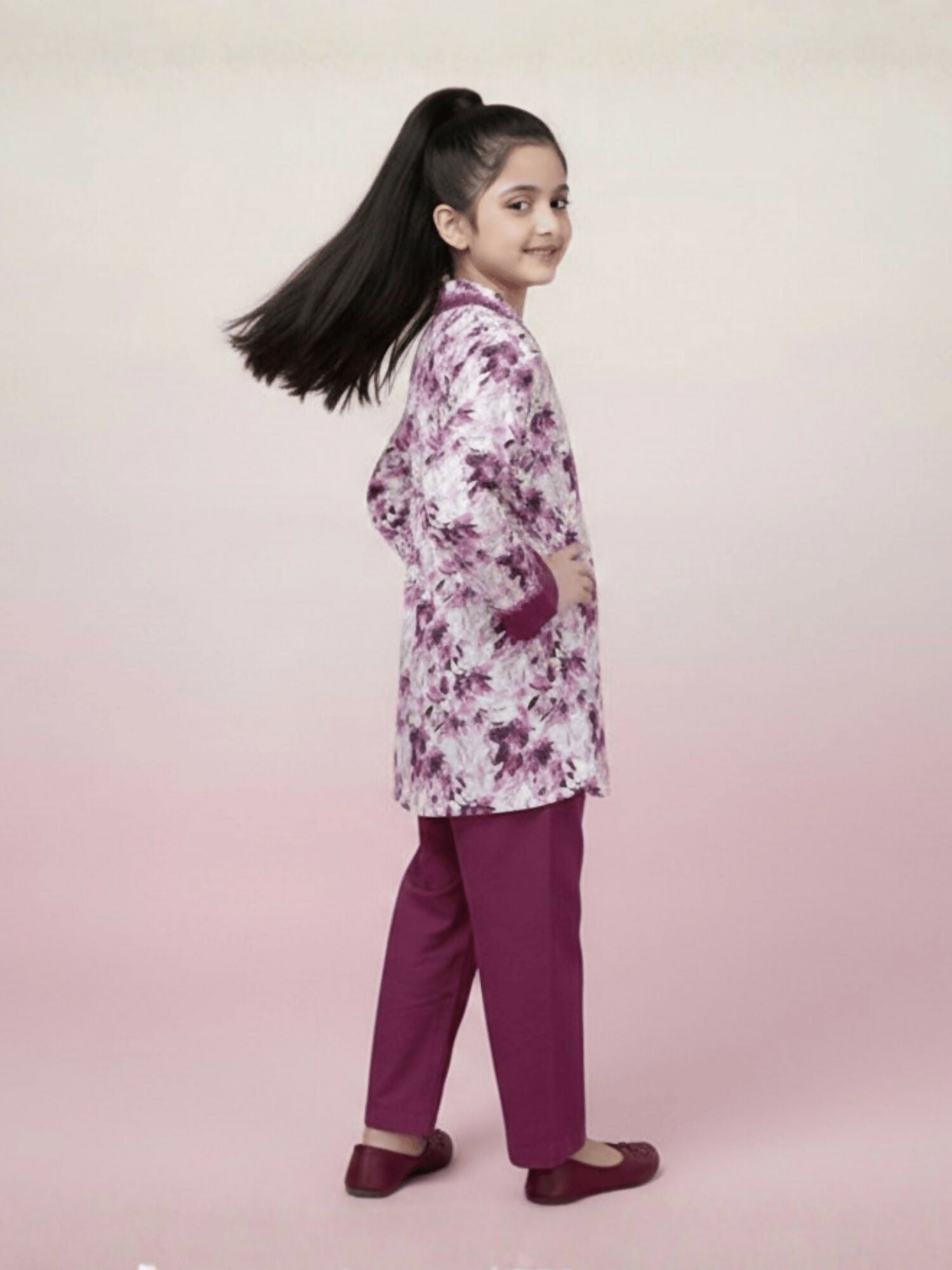Velvour Girls Cotton Printed Co-Ord Set-VG185-A