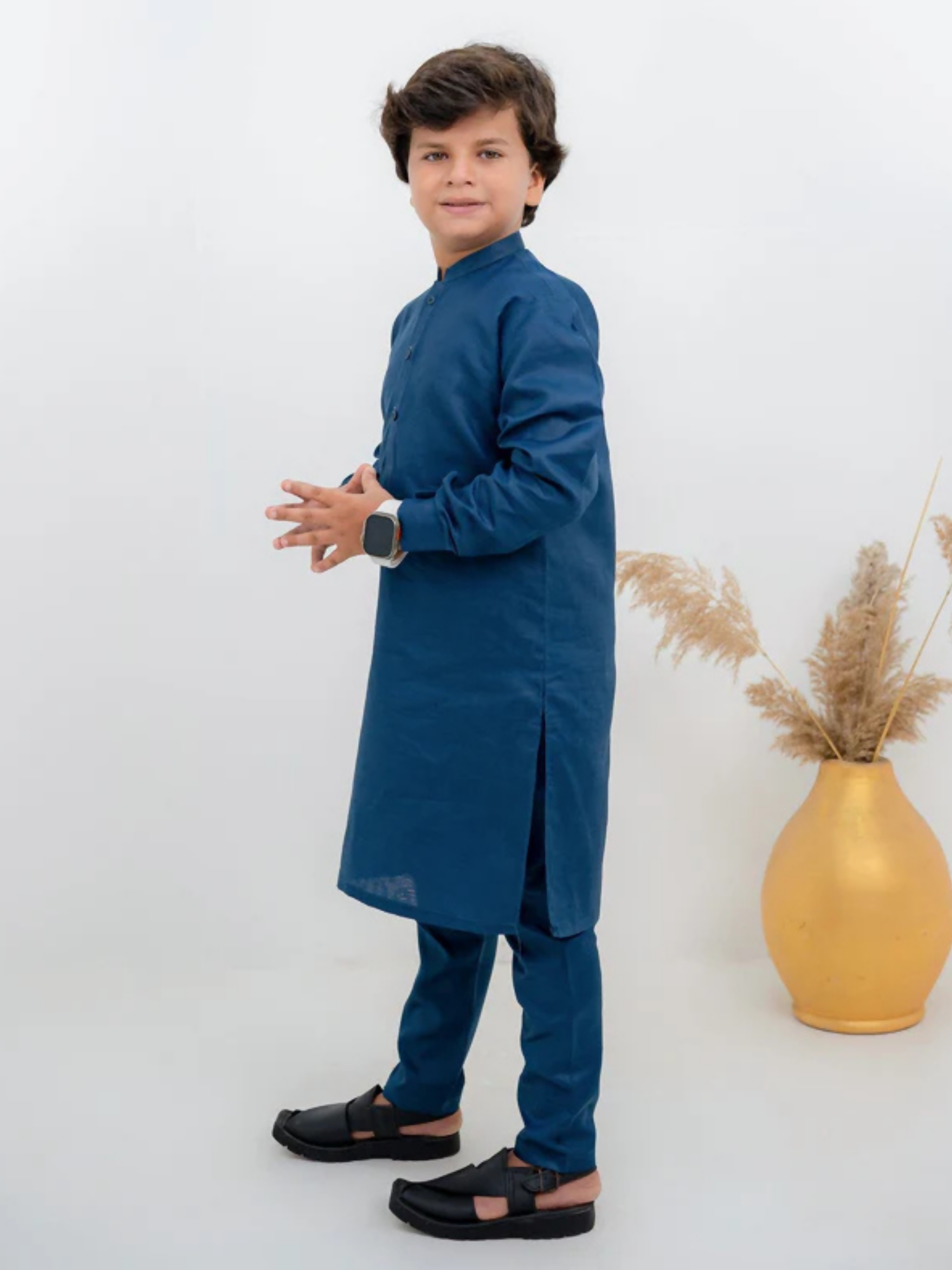 Wearmani Cotton Stitched Kurta Pajama-MKP-084