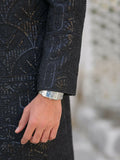 Gem Garments Afsanah Raw Silk Embellished Sherwani-Aibak