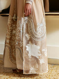 Hussain Rehar The Scent Luxury Pret SS'25 Raw Silk Embellished 3-Piece Suit-Aeris