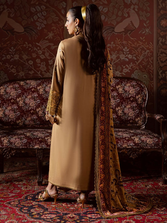 Mahnur Amelia Kotrai Embroidered Unstitched 3-Piece Suit-CK-006