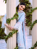 Binilyas Freesia Luxury Lawn Embroidered Unstitched 3-Piece Suit-107 - A