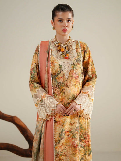 Binilyas Eres Bonita Viscose Embroidered Stitched 3-Piece Suit-1104-A