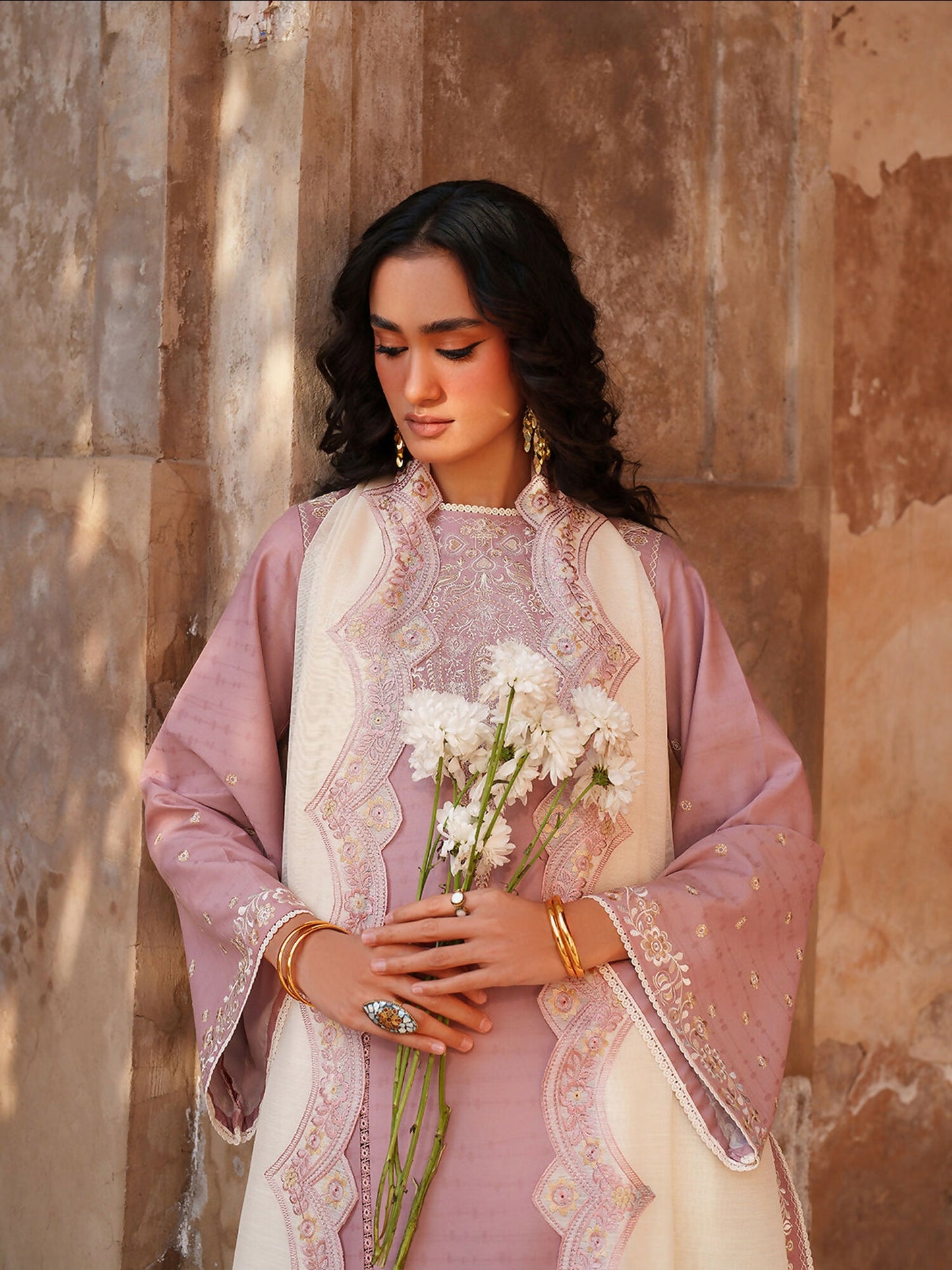 Binilyas Suroor Eid Pret'26 Lawn Embroidered Stitched 3-Piece Suit-245-B