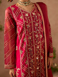 Shurooq Geet Organza Embroidered Stitched 3-Piece Suit-Shaan