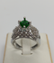 H&A Jewellery One Carat Silver Rhodium Plated Ring