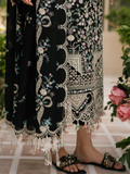 Binilyas Freesia Luxury Lawn Embroidered Stitched 3-Piece Suit-103 - B