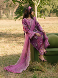Parishay Ivy Bloom Printkari Lawn Embroidered Unstitched 3-Piece Suit-IVY-13