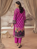 Naqsh Dune And Bloom Lawn Printed Unstitched 2-Piece Suit-Raspberry Pink-00134