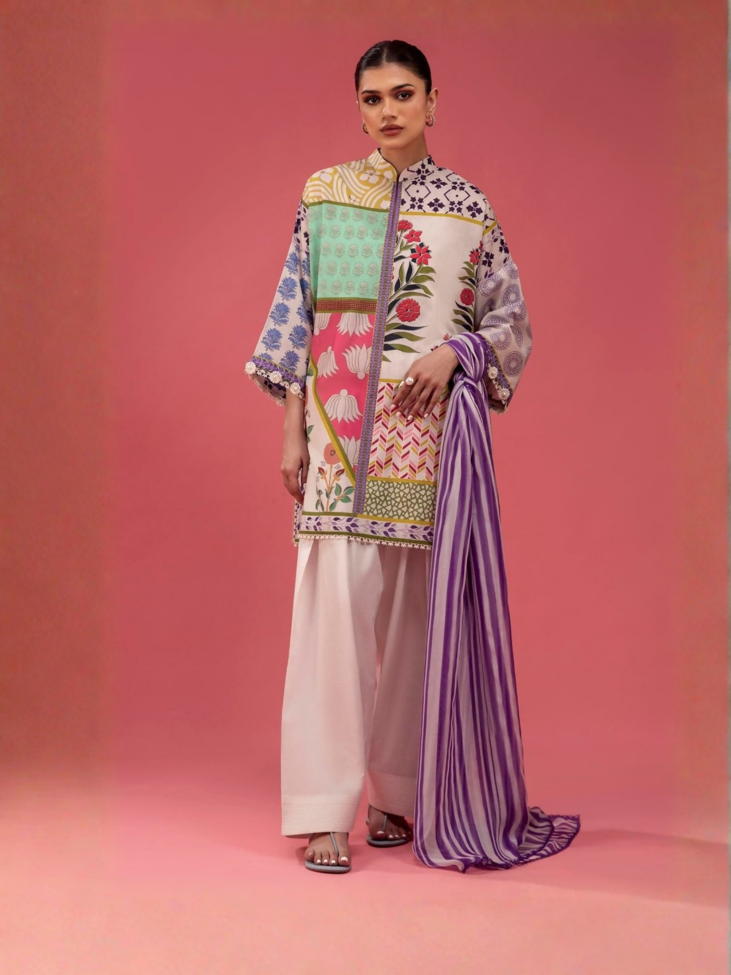 Sana Safinaz Lawn Printed Unstitched 2-Piece Suit-H251-012B-2G