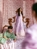 Mahnur Sophie Luxury Lawn Embroidered Unstitched 3-Piece Suit-Lyrell