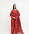 Imran Aftab Valentine's Day Raw Silk Printed Stitched 3-Piece Suit-IAVD 04