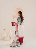 Stylish Collection Luxe Edit Poly Grip Silk Printed Stitched 3-Piece Suit-Roomi