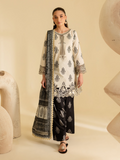 Mahnur Leila Printkari Edit Lawn Embroidered Stitched 3-Piece Suit-LP-09