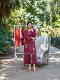 Sehrish Kanwal Doria Lawn Embroidered Stitched 2-Piece Suit-Maya