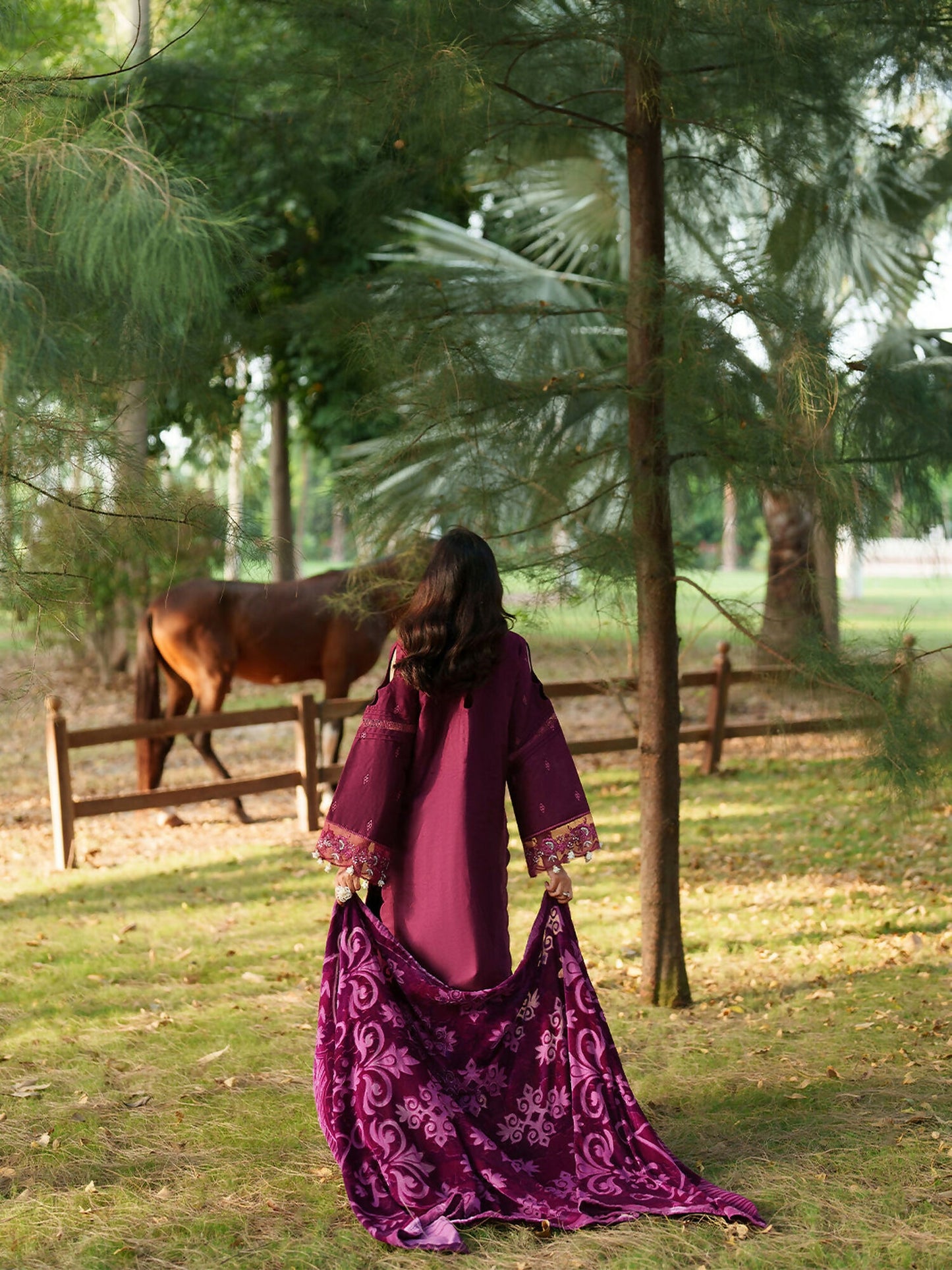 Parishay Panache Winter Corduroy Embroidered Unstitched 3-Piece Suit-PNE-04