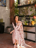 Panache Apparel Daily Essentials RTW Cambric Printed Stitched 3-Piece Suit-Flamingo