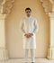 Gem Garments Afsanah Raw Silk Embroidered Waistcoat-Munzir