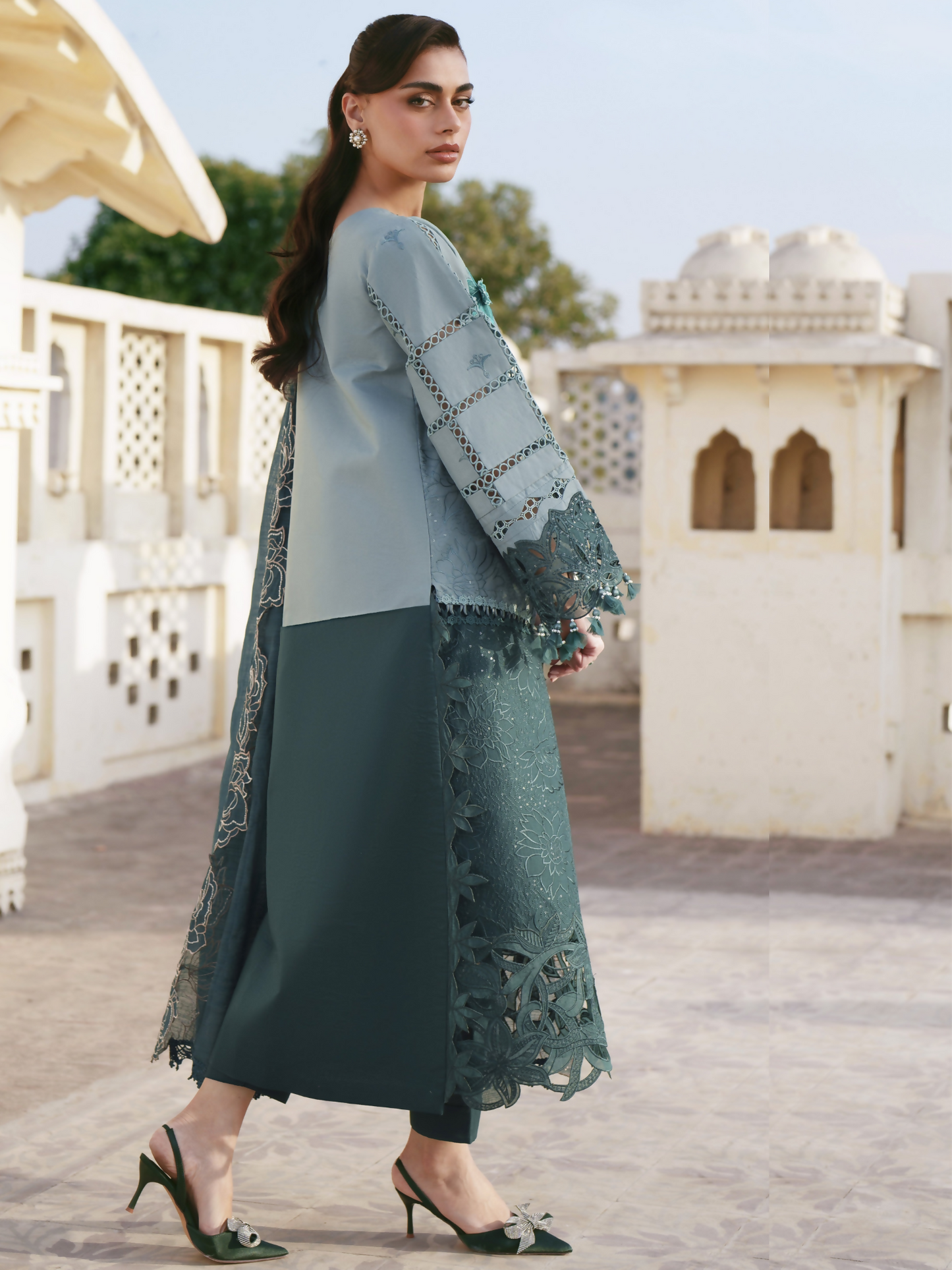 Parishay Shangrila Lawn Embroidered Unstitched 3-Piece Suit-SLA-07