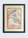 MappedPK Islamabad Hand Painted Map