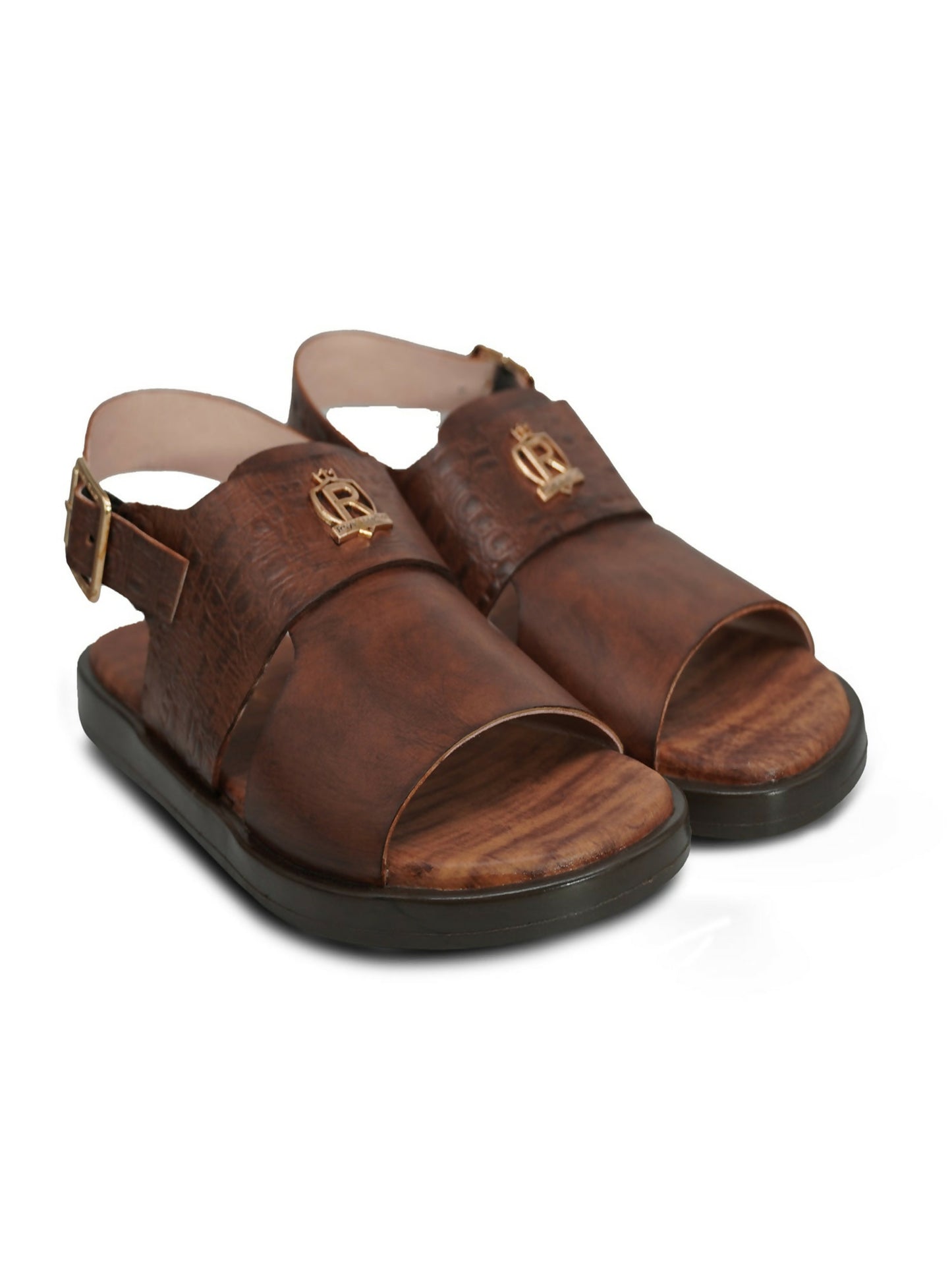 Men's cow leather sandals by Royale Leather with durable construction and comfortable design, ideal for casual and semi-formal summer wear.