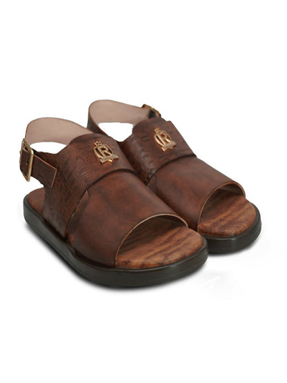 Men's cow leather sandals by Royale Leather with durable construction and comfortable design, ideal for casual and semi-formal summer wear.
