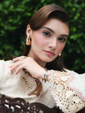 Qalamkar Qline Lawn Drop-1 Embroidered Unstitched 3-Piece Suit-RP-01 Savera
