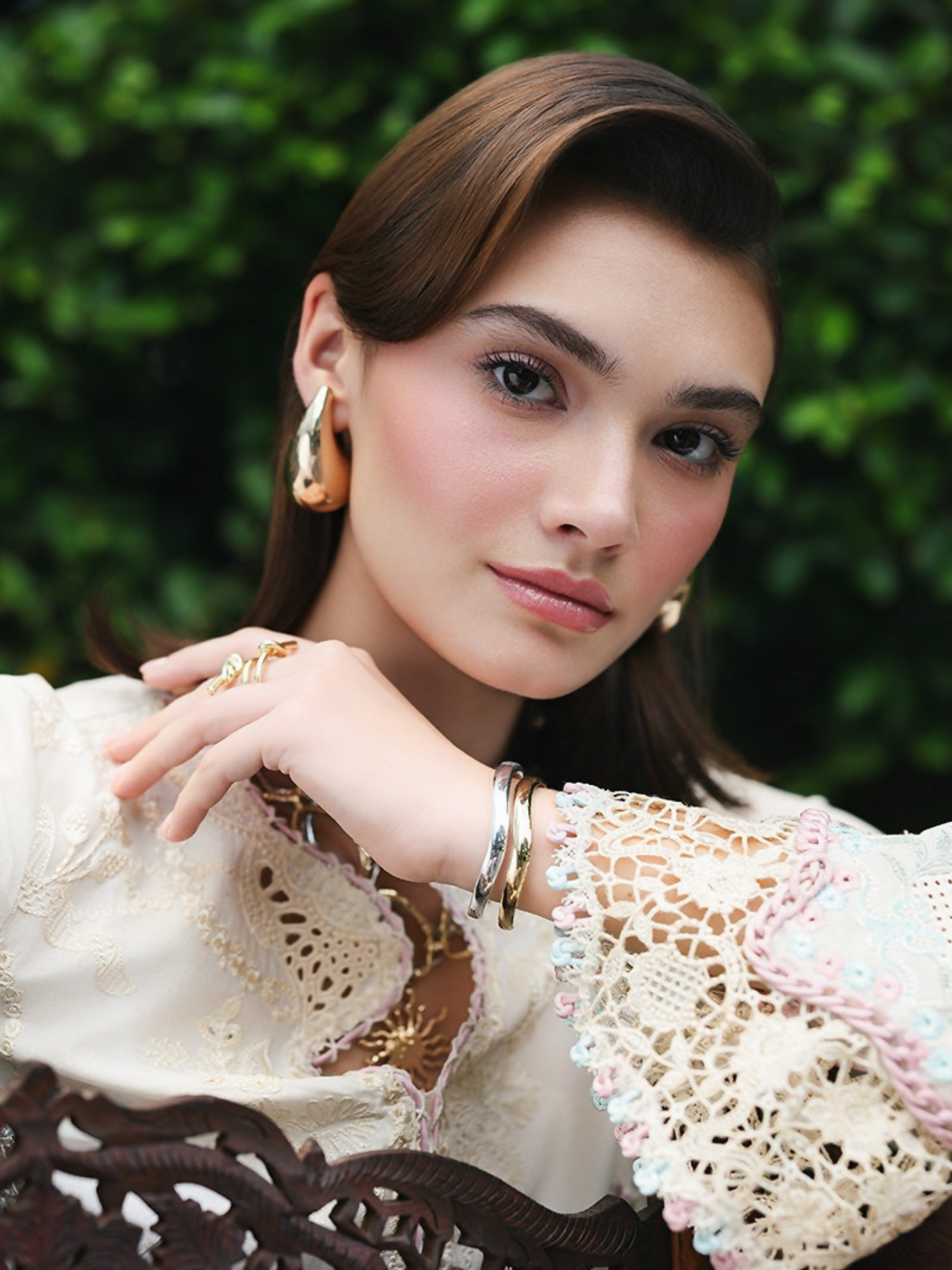 Qalamkar Qline Lawn Drop-1 Embroidered Unstitched 3-Piece Suit-RP-01 Savera