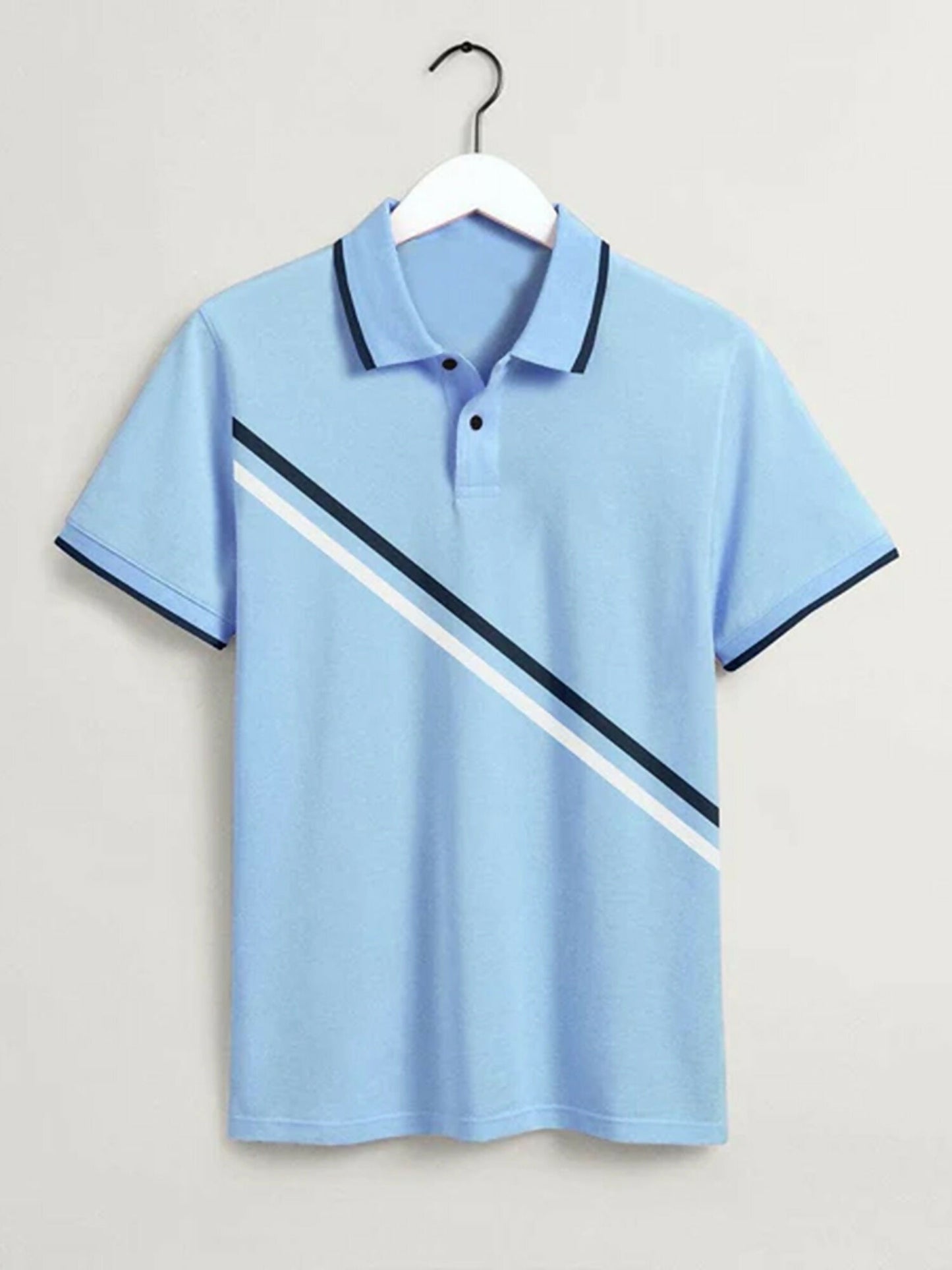 Funky Boys Twill Tape Fashion Cotton Polo-13676