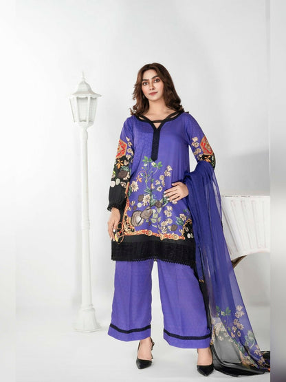 Imran Aftab Aura Summer Lawn Printed Unstitched 3-Piece Suit-IALC 07
