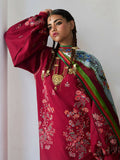 Jugnu by Hussain Rehar SS'25 Cotton Embroidered Unstitched 3-Piece Suit-Kunar