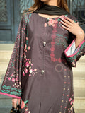 Sehrish Kanwal K-Ord Crepe Printed Co-Ord Set-Slate