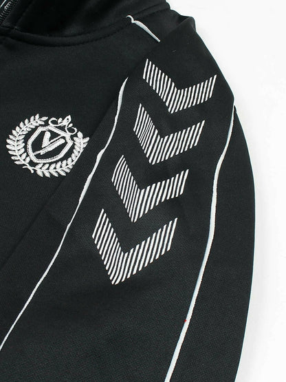Velvour Fleece Mock Neck Tracksuit-VWT012-B