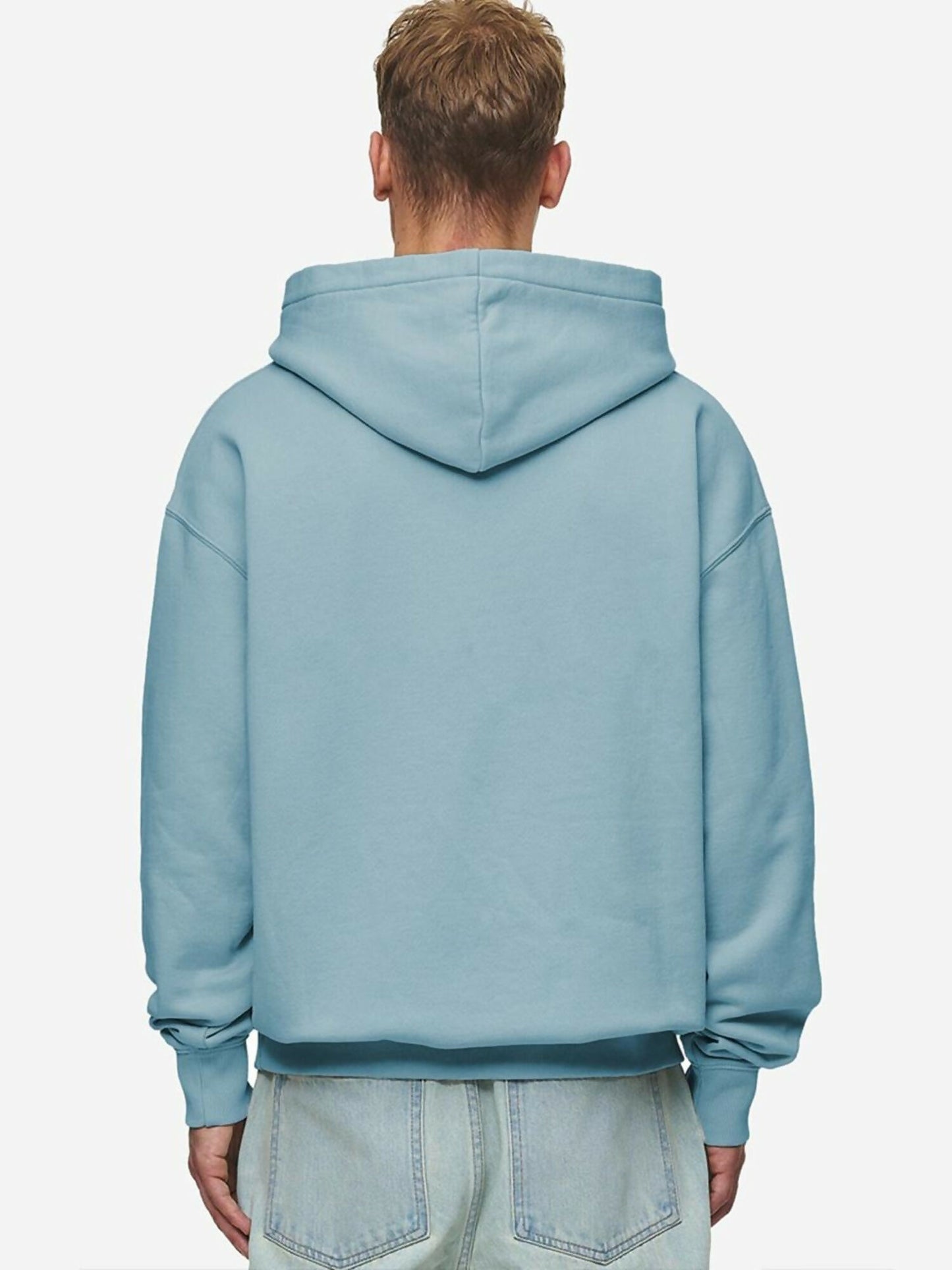 Jupiter Heavy GSM Live & Laugh Puff Printed Oversized Hoodie-14832