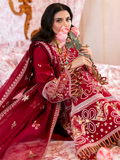 Mahnur Sophie Luxury Lawn Embroidered Unstitched 3-Piece Suit-Ginny