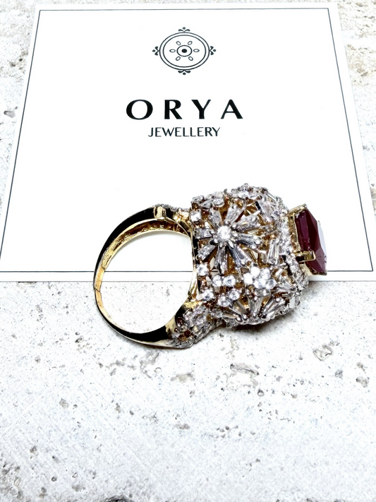 Orya Jewellery Adjustable Crest Ring