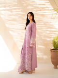 RajBari Jahaan Premium Festive Lawn Embroidered Unstitched 3-Piece Suit-SILA 3-B