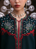 Jugnu By Hussain Rehar Khaddar'25 Embroidered Unstitched 3-Piece Suit-Rati