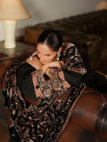 Parishay Panache Winter Corduroy Embroidered Unstitched 3-Piece Suit-PNE-10