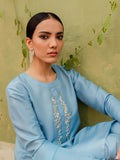 Allure By IH Katan Silk Embroidered Stitched 3-Piece Suit-Zora