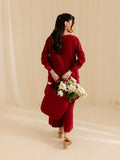 Mahnur Lawn Embroidered Stitched 2-Piece Suit-Roselle