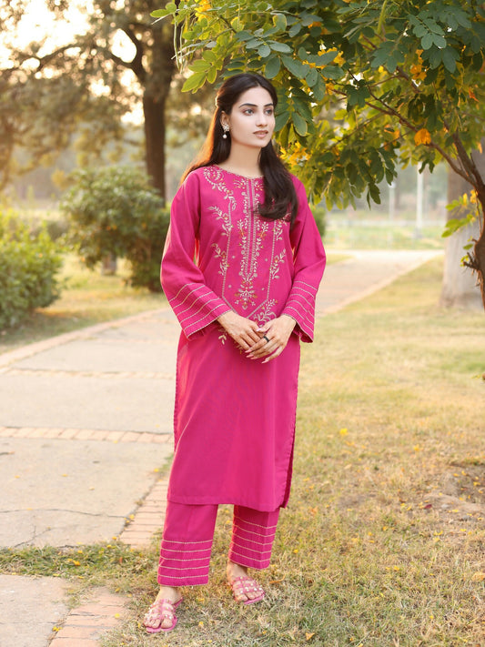 MAK Fashion Lawn Embroidered Stitched 2-Piece Suit-Mai