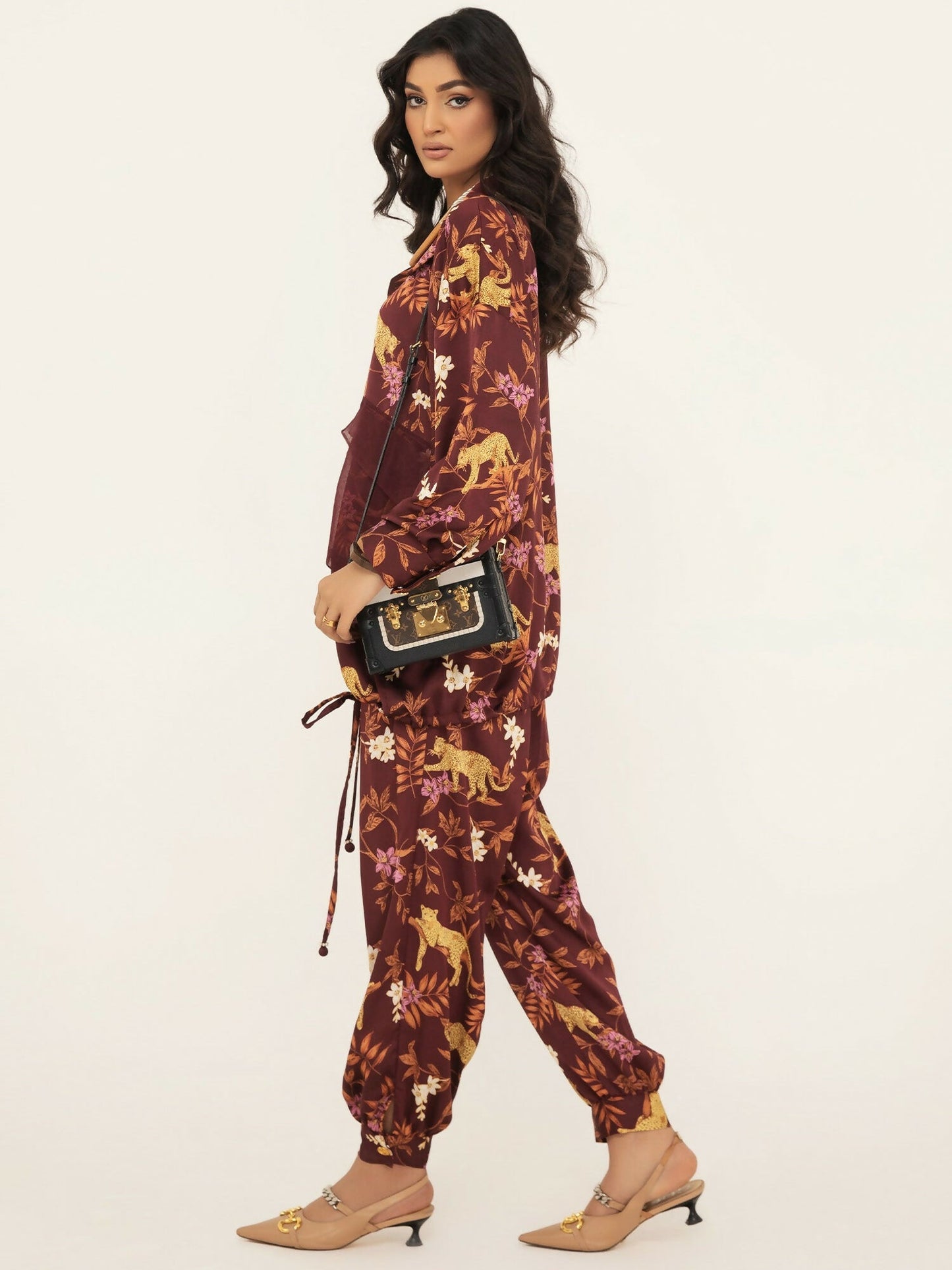 Shiza Hassan SH West Rod Silk Printed Co-Ord Set-Maise