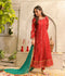 Ruby's Couture Poshak Silk Embellished Stitched 3-Piece Suit-Maharani