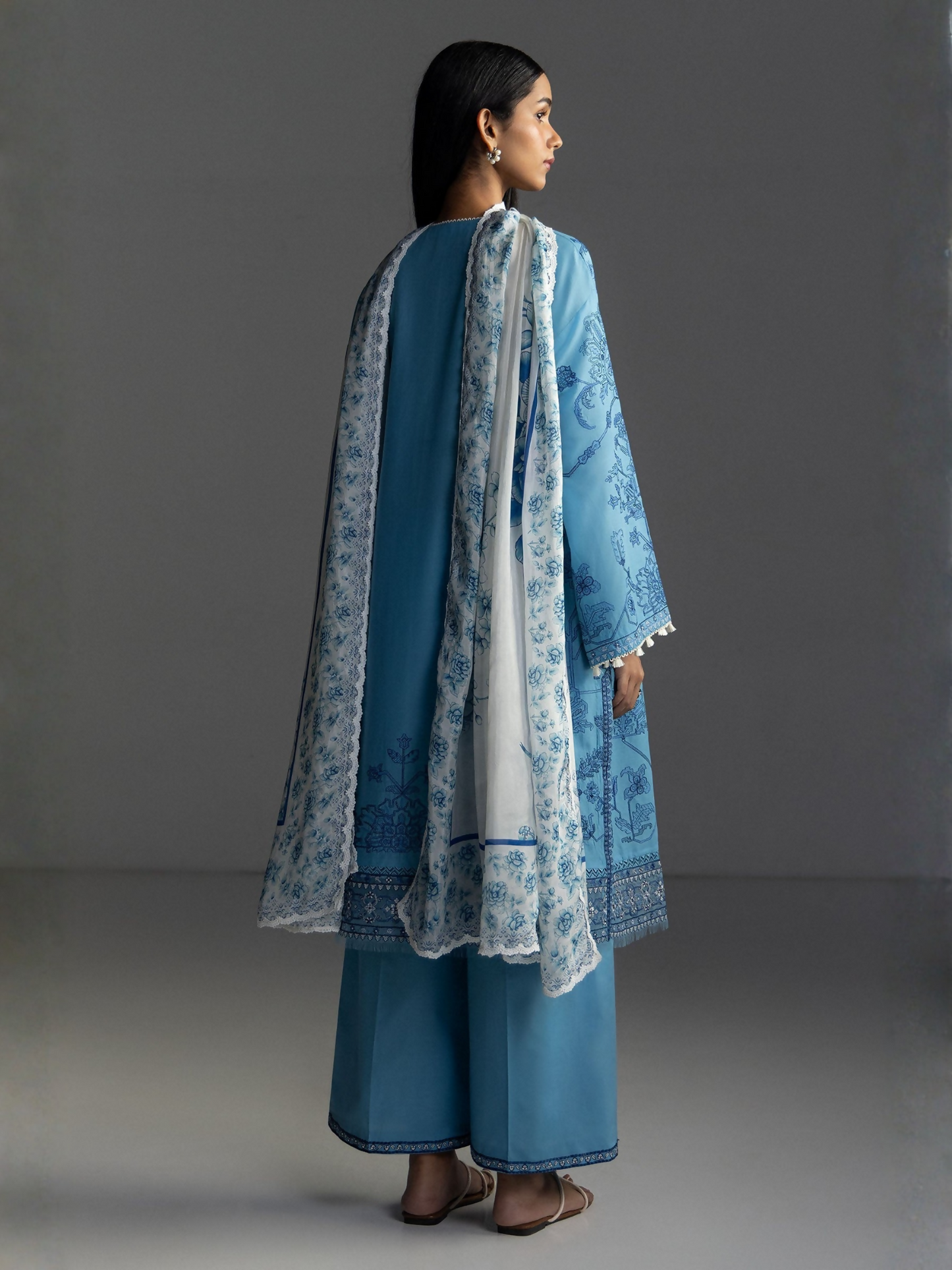 COCO by Zara Shahjahan Lawn'26 Embroidered Unstitched 3-Piece Suit-Aviona-3A